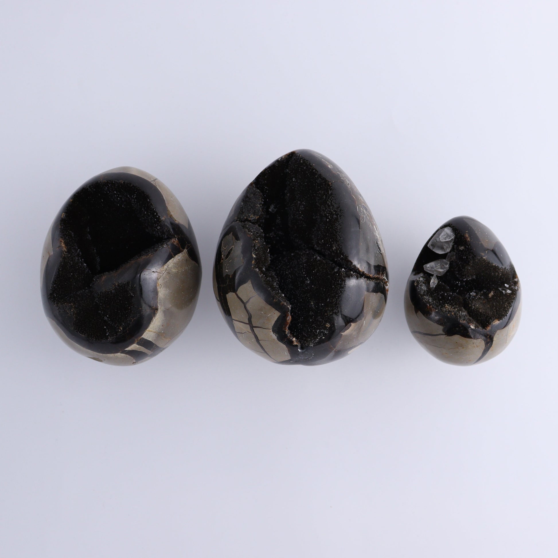 Septarian Eggs Set of 3 - Expert Wholesale and Supplier of Wholesale Crystals & Bulk Gemstones, ["Eggs","Septarian"]