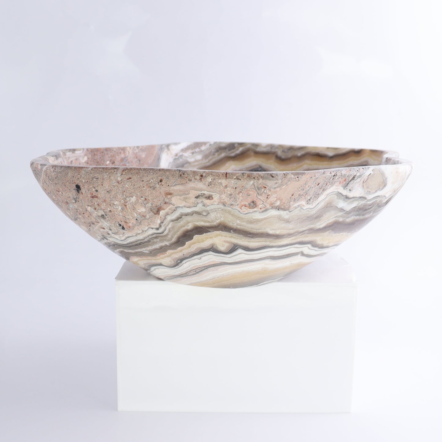 Mexican Onyx/Calcite Bowl - Expert Wholesale and Supplier of Wholesale Crystals & Bulk Gemstones, ["Bowls","Calcite","Mexico","onyx"]