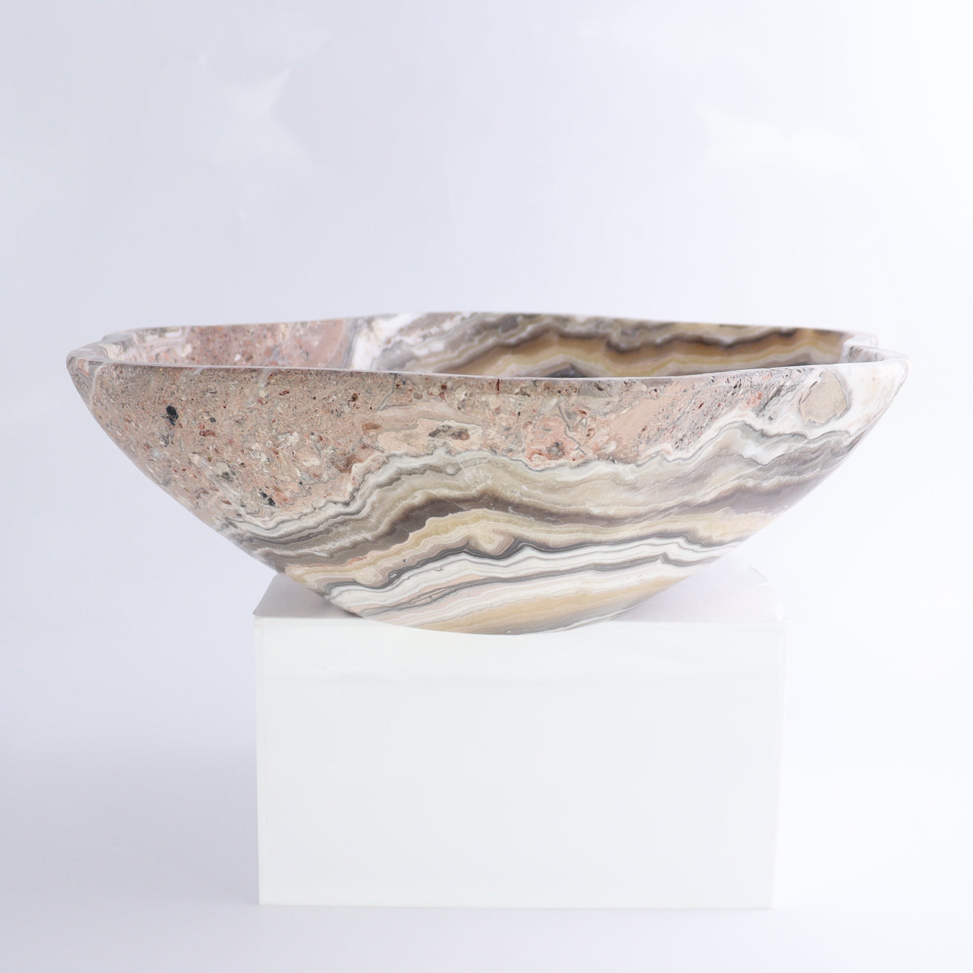 Mexican Onyx/Calcite Bowl - Expert Wholesale and Supplier of Wholesale Crystals & Bulk Gemstones, ["Bowls","Calcite","Mexico","onyx"]