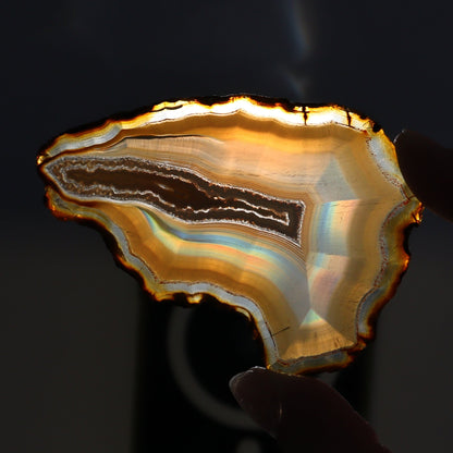 Iris Agate Slices Set of 6
