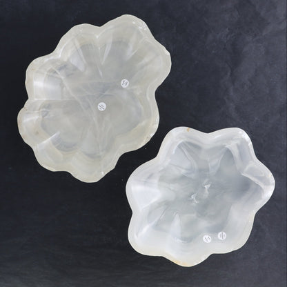 One Bowl Mexican Onyx/Calcite White Beige