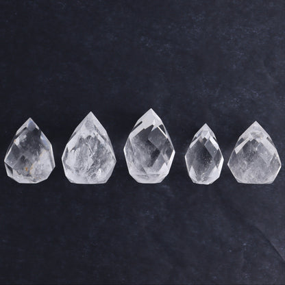Imperfect Clear Quartz Face Polished Set of 5 - Expert Wholesale and Supplier of Wholesale Crystals & Bulk Gemstones, ["Brazil","Clear Quartz","Face Polished","Quartz"]