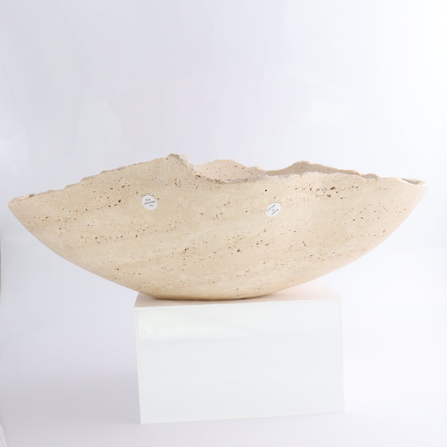 Travertine Bowl - Expert Wholesale and Supplier of Wholesale Crystals & Bulk Gemstones, ["Bowls","Mexico","Travertine"]