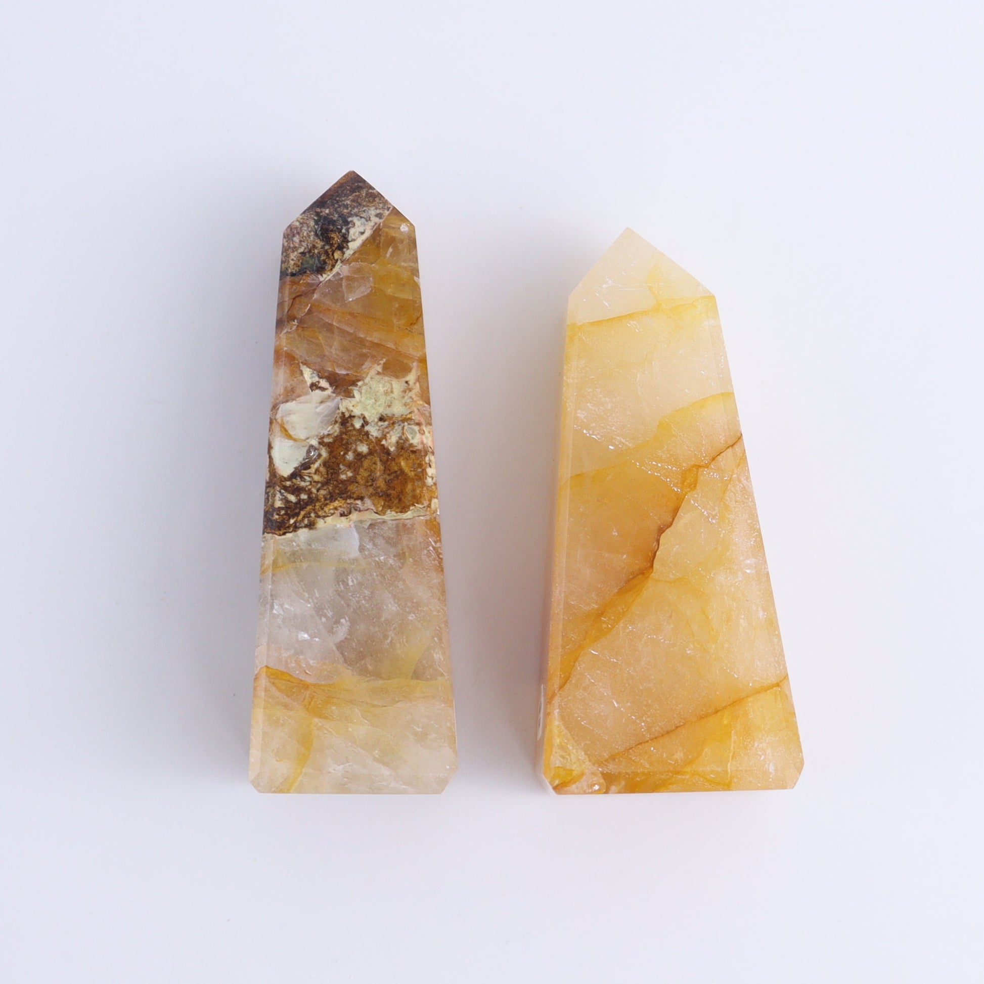 Golden Healer Towers Set of 4 - Expert Wholesale and Supplier of Wholesale Crystals & Bulk Gemstones, ["Brazil","Golden Healer","Towers"]
