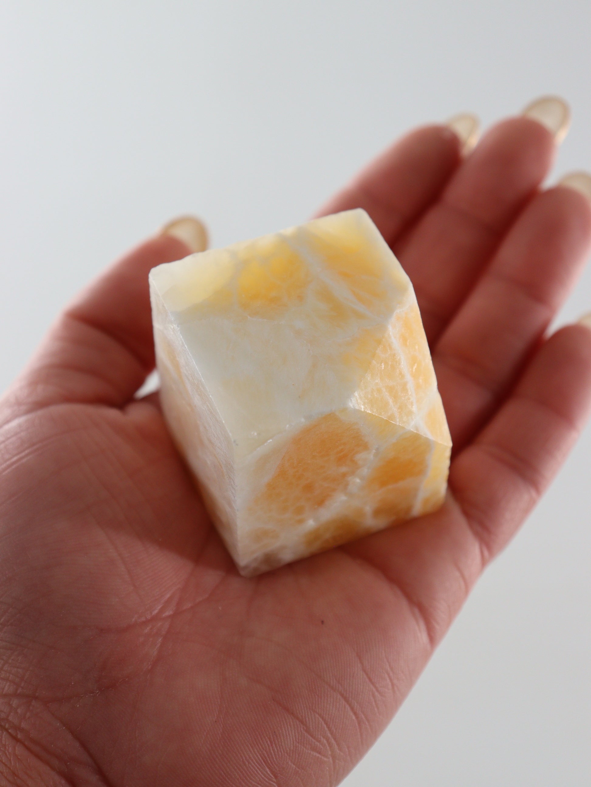 Calcite Cubes Set of 7 - Expert Wholesale and Supplier of Wholesale Crystals & Bulk Gemstones, ["Calcite","close_50","Flats","Freeforms","Honey Calcite","Utah"]