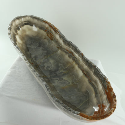 Onyx Canoe Bowl - Expert Wholesale and Supplier of Wholesale Crystals & Bulk Gemstones, ["Bowls","canoe","Mexico","onyx"]