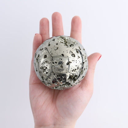 Pyrite Spheres Set of 4