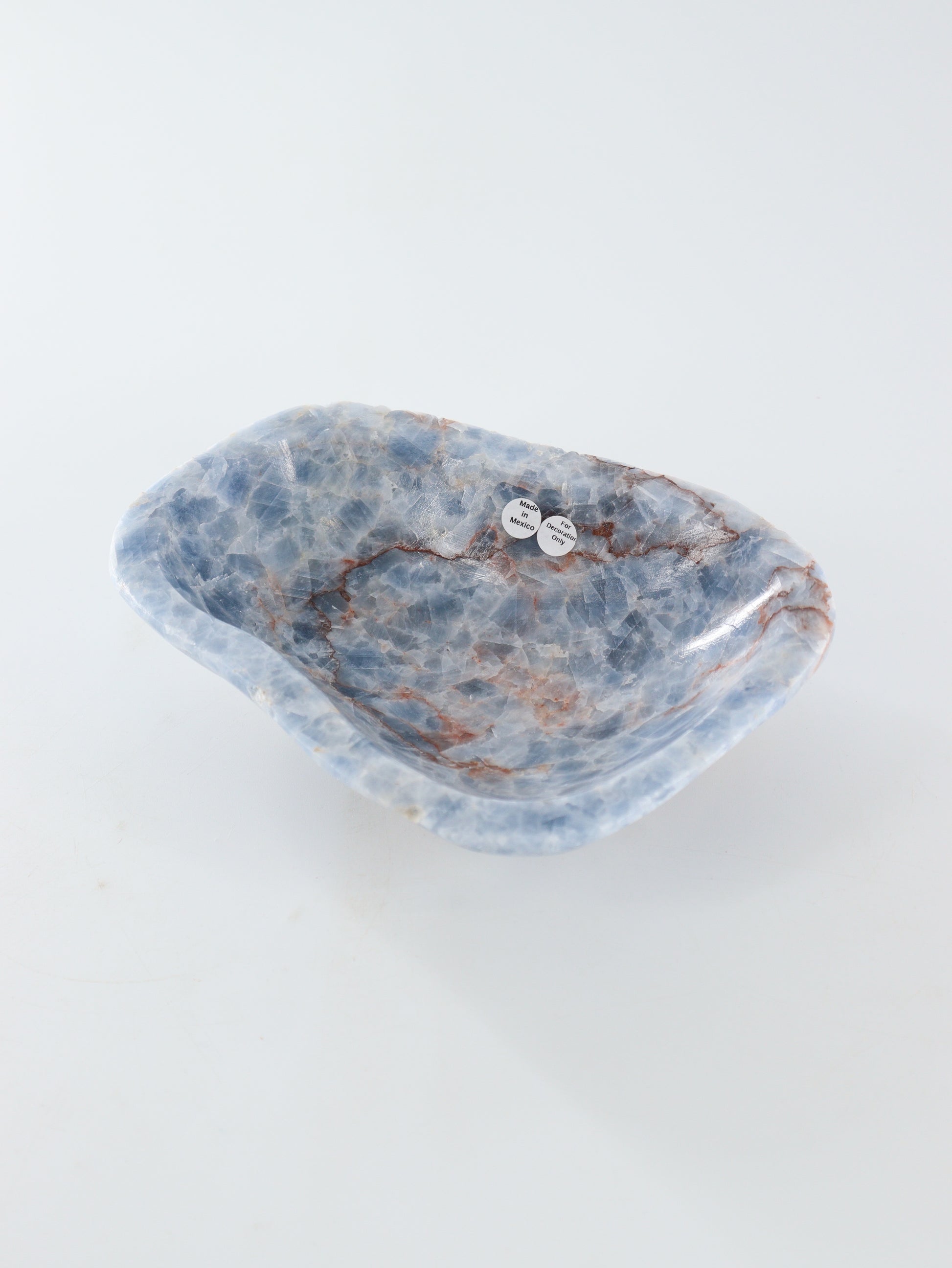 Blue Calcite Bowls Set of 3 - Expert Supplier of Wholesale Crystals & Bulk Gemstones