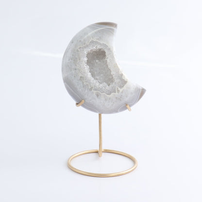 Agate Moons with Stand Set of 5 - Expert Wholesale and Supplier of Wholesale Crystals & Bulk Gemstones, ["Agate","Brazil","moons"]