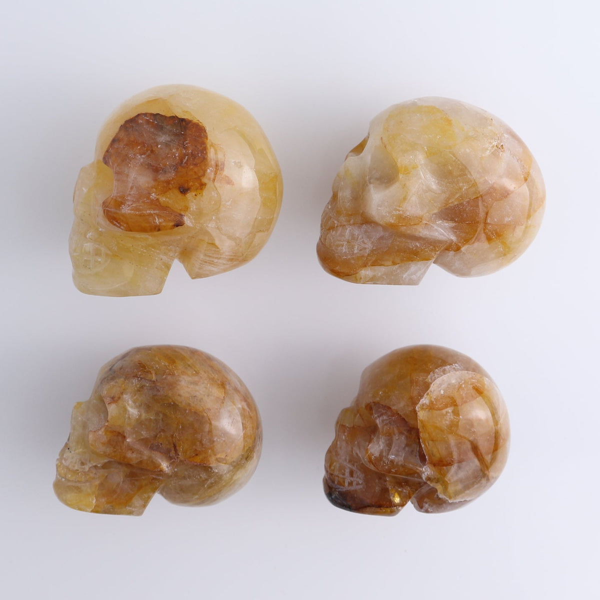 Golden Healer Skulls Set of 4