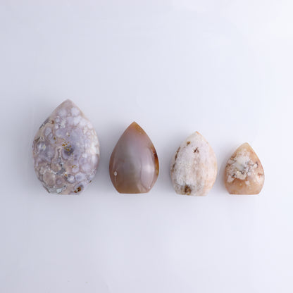 Flower Agate Freeform Set of 6 - Expert Wholesale and Supplier of Wholesale Crystals & Bulk Gemstones, ["Flower Agate","Freeforms","Madagascar"]