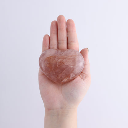 Fire Quartz Hearts Set of 6 - Expert Wholesale and Supplier of Wholesale Crystals & Bulk Gemstones, ["Fire Quartz","Hearts","Quartz"]