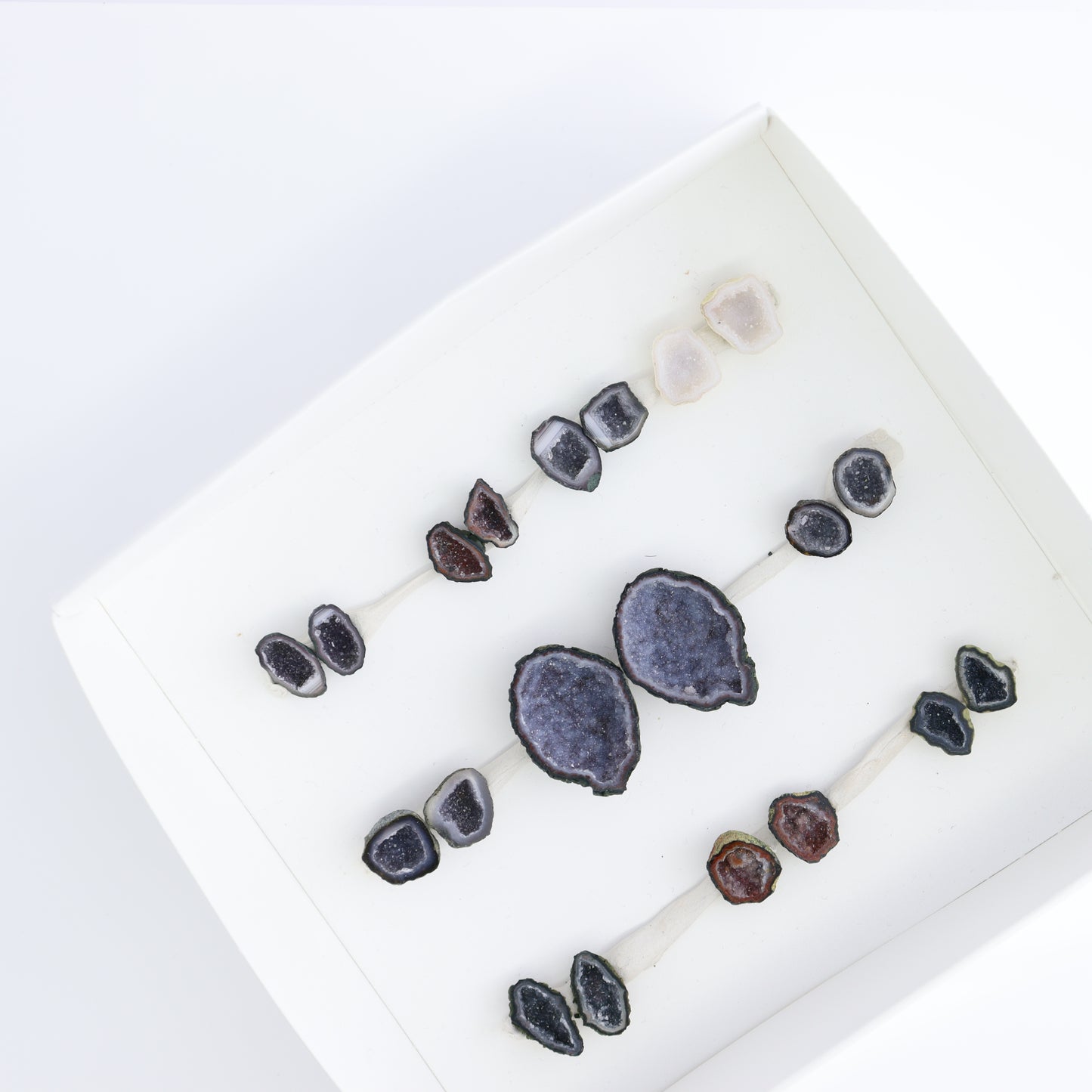 Tabasco Geodes 10 Pairs - Expert Wholesale and Supplier of Wholesale Crystals & Bulk Gemstones, ["Geodes","Tabasco Geode"]