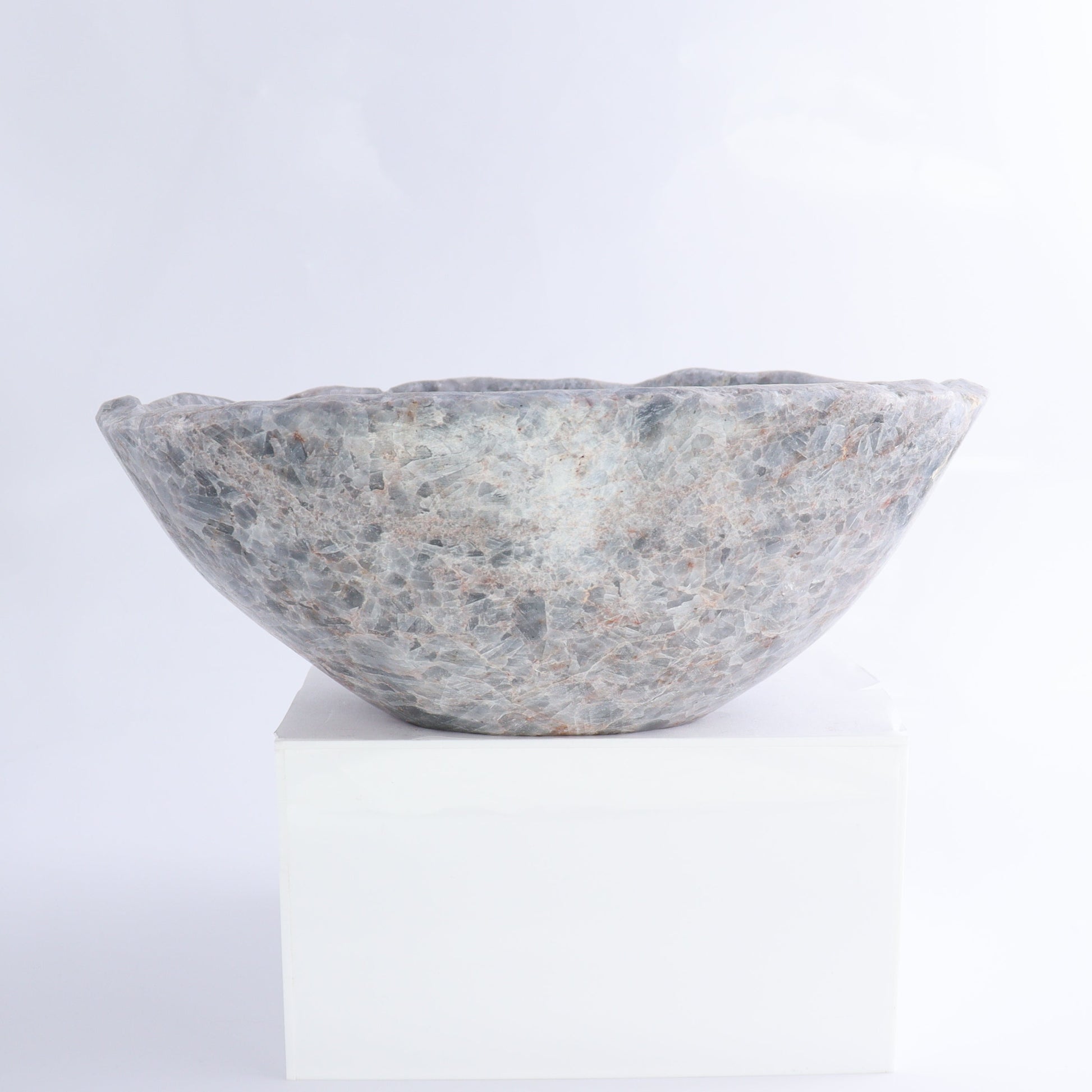 Blue Calcite Bowl - Expert Wholesale and Supplier of Wholesale Crystals & Bulk Gemstones, ["Blue Calcite","bowl","Bowls","Calcite","Mexico"]