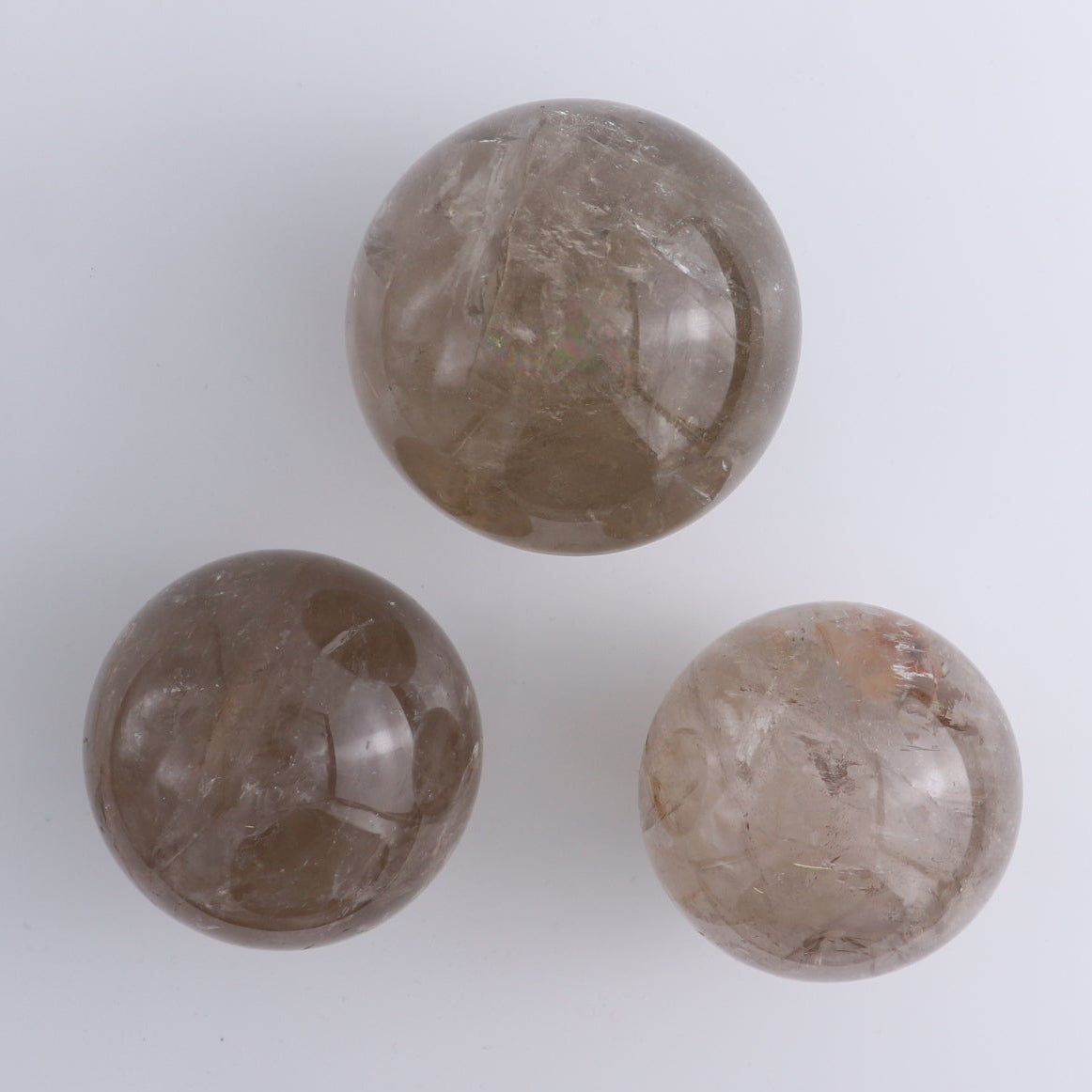 Quartz Spheres Set of 3 | Mi Esperanza Minerals | Supplier of Crystals and Onyx