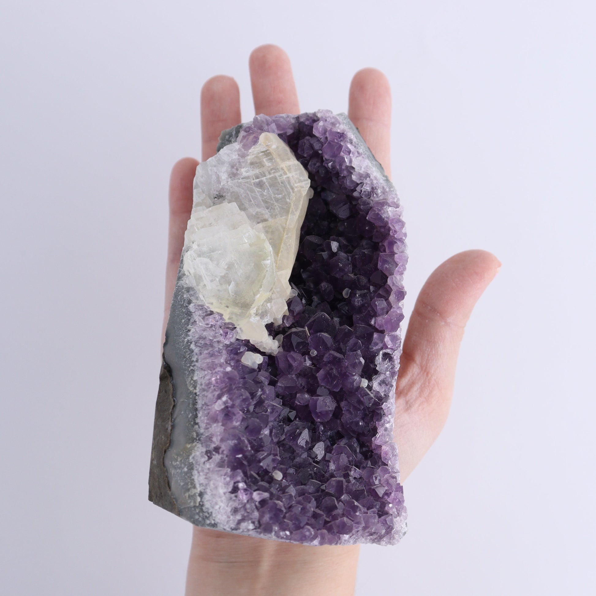 Uruguay Amethyst Cut Base Set of 4 - Expert Wholesale and Supplier of Wholesale Crystals & Bulk Gemstones, ["Amethyst","Cut Base","Uruguay"]