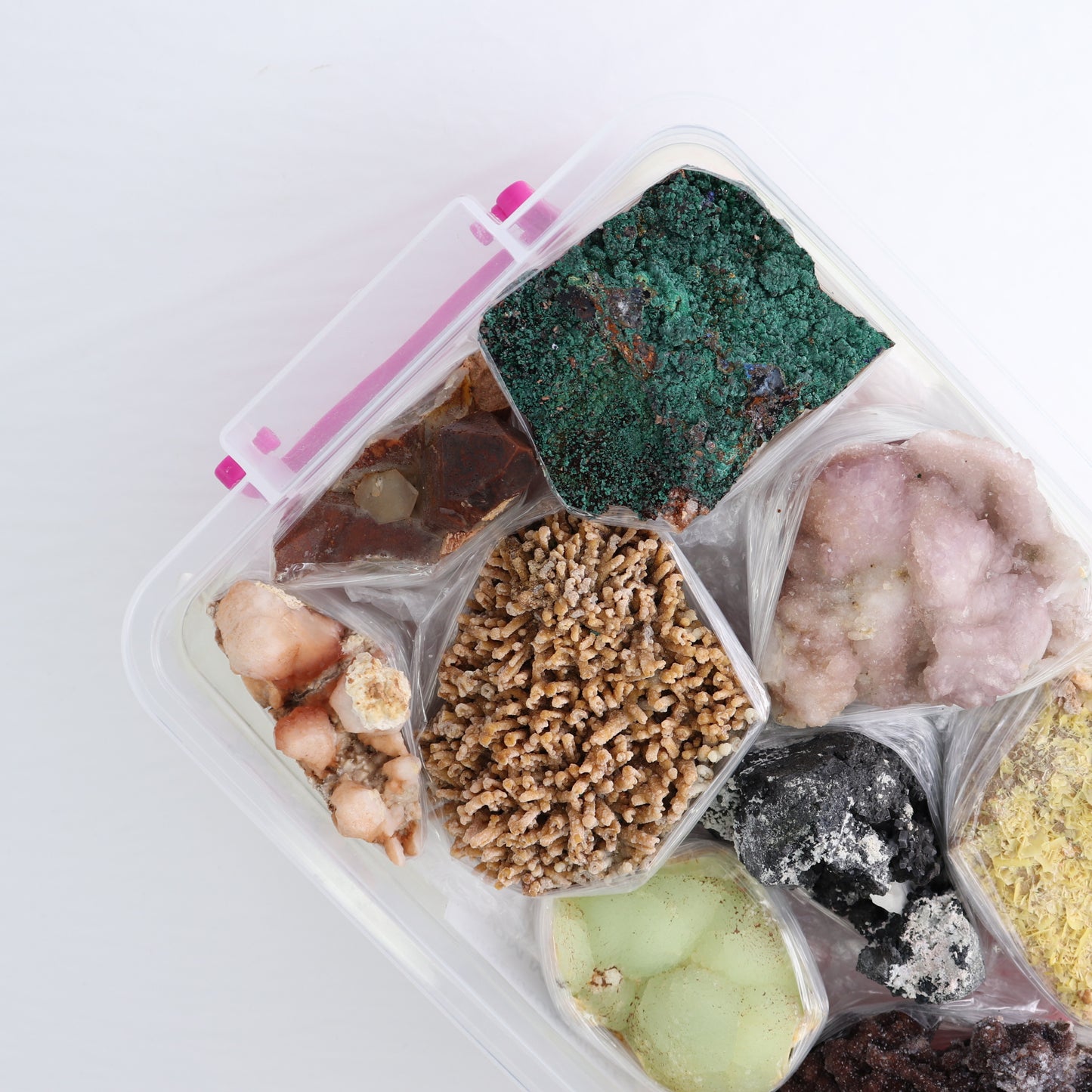 Mixed Minerals Flat from Morocco