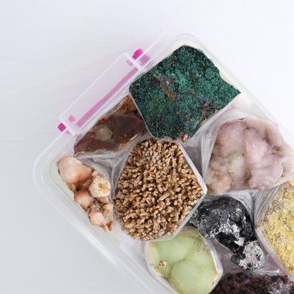 Mixed Minerals Flat from Morocco