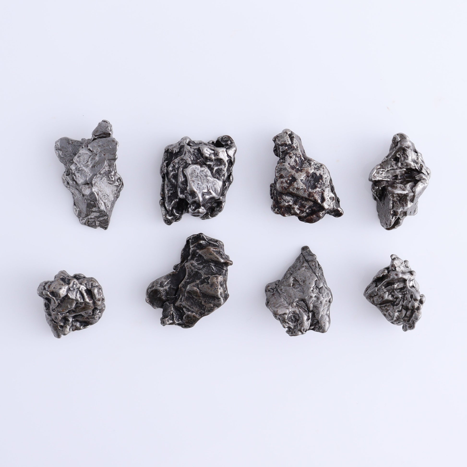 Campos del Cielo Meteorites Set of 8 - Expert Wholesale and Supplier of Wholesale Crystals & Bulk Gemstones, ["Campos del Cielo Meteorites","Meteorite","Rough","Roughs"]