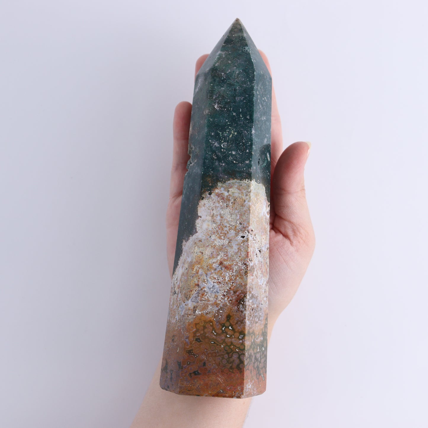 Ocean Jasper Towers Set of 4 - Expert Wholesale and Supplier of Wholesale Crystals & Bulk Gemstones, ["Freeforms","jasper","Ocean Jasper"]