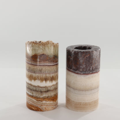 Onyx Candle Holders Set of 5 - Expert Wholesale and Supplier of Wholesale Crystals & Bulk Gemstones, ["Candle Holder","Mexico","onyx"]