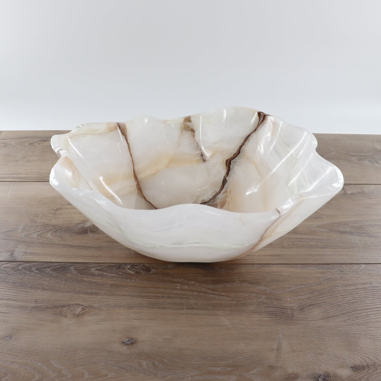 Mexican Onyx/Calcite Bowl 14"