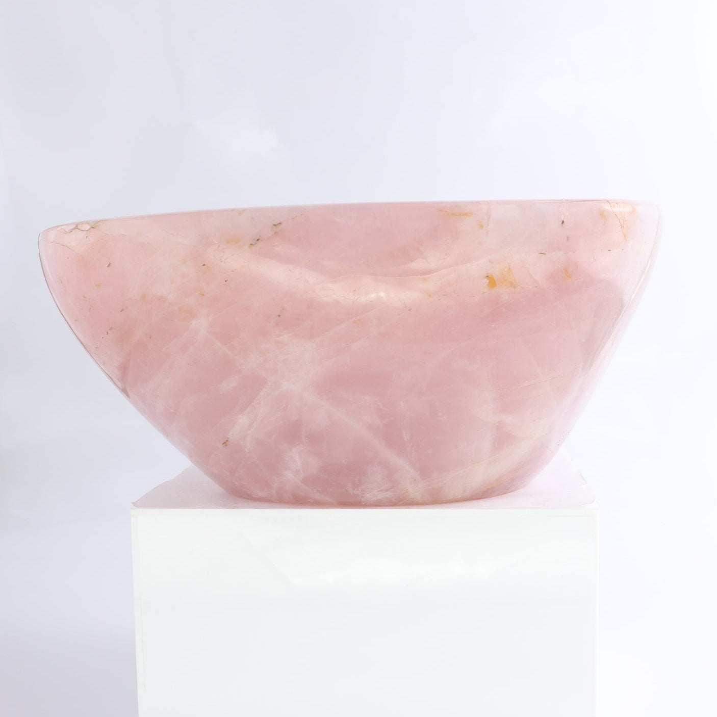 Rose Quartz Bowl 10"