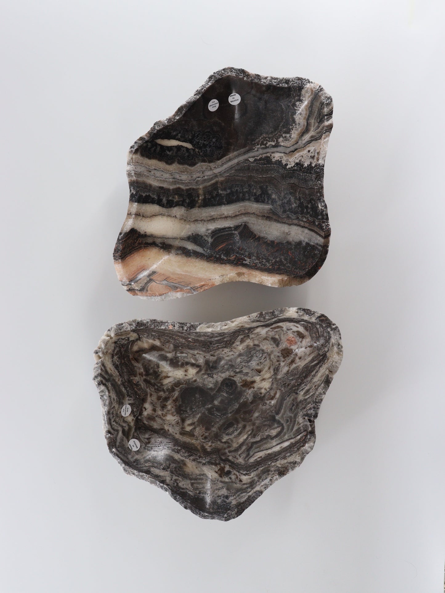 Onyx Bowls Set of 2 - Expert Wholesale and Supplier of Wholesale Crystals & Bulk Gemstones, ["Bowls","Mexico","onyx","Set"]