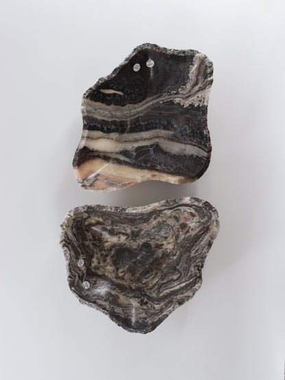Onyx Bowls Set of 2 - Expert Wholesale and Supplier of Wholesale Crystals & Bulk Gemstones, ["Bowls","Mexico","onyx","Set"]