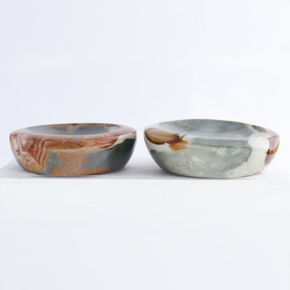 Polychrome Jasper Little Bowls Set of 14 - Expert Wholesale and Supplier of Wholesale Crystals & Bulk Gemstones, ["Bowls","jasper","Madagascar","Polychrome Jasper"]