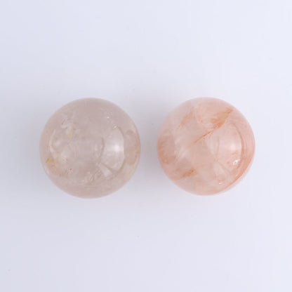 Fire Quartz Spheres Set of 5