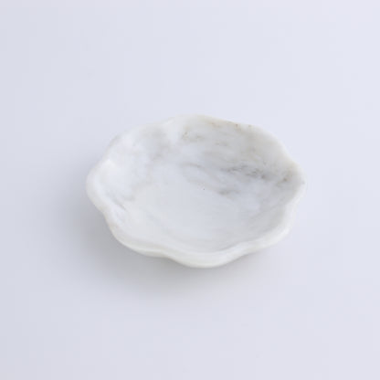 One White Marble Margarita Plate - Expert Wholesale and Supplier of Wholesale Crystals & Bulk Gemstones, ["Catalog Onyx","Marble","Margarita Plates","Mexico","White Marble"]