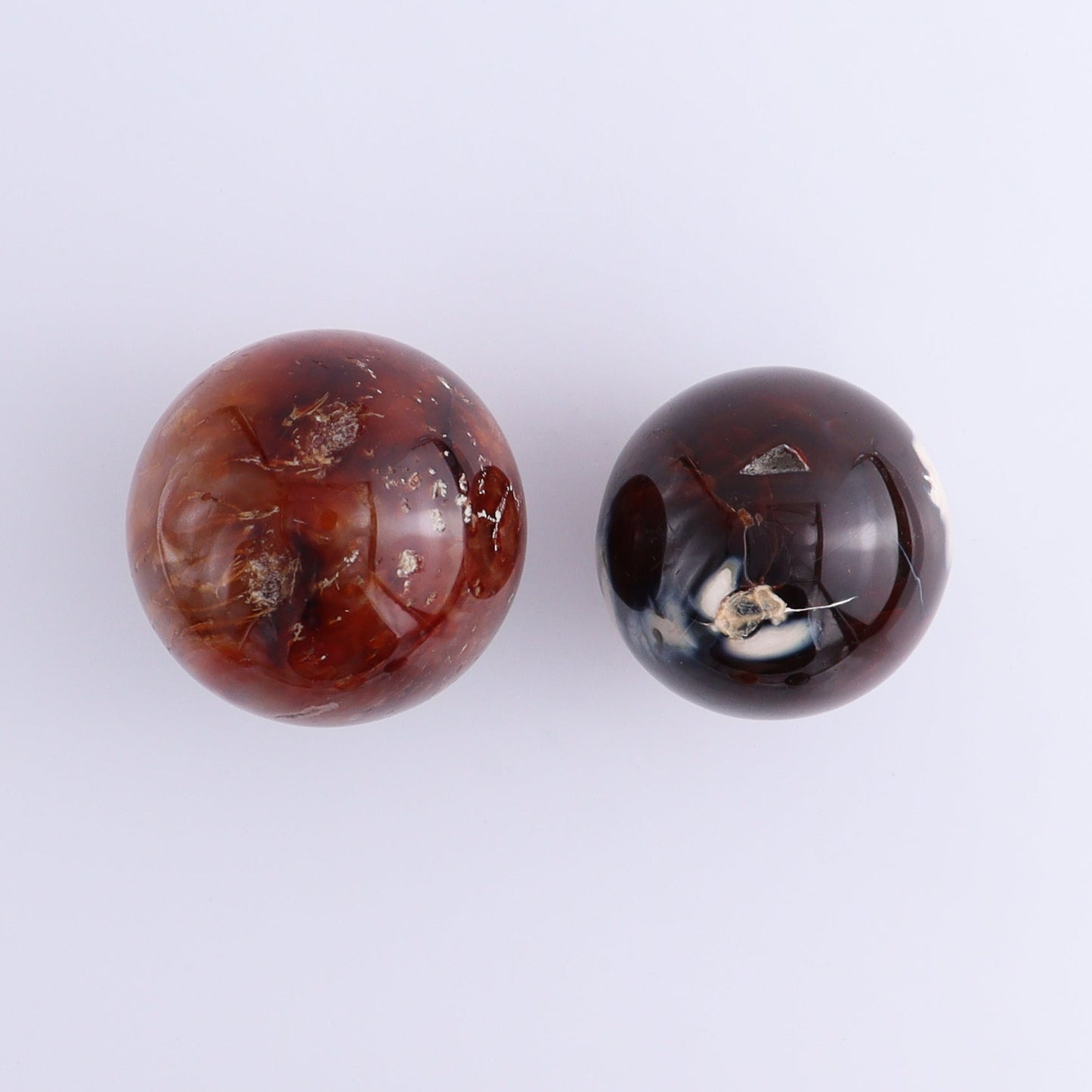 Carnelian Spheres Set of 6 - Expert Wholesale and Supplier of Wholesale Crystals & Bulk Gemstones, ["carnelian","Madagascar","Spheres"]