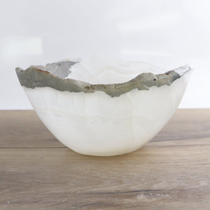 Mexican Onyx/Calcite Bowl 10"