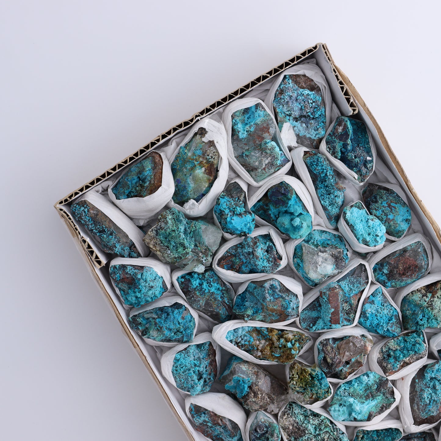 Chrysocolla Roughs Flat - Expert Wholesale and Supplier of Wholesale Crystals & Bulk Gemstones, ["Chrysocolla","Flats","Freeforms","Peru","Rough"]