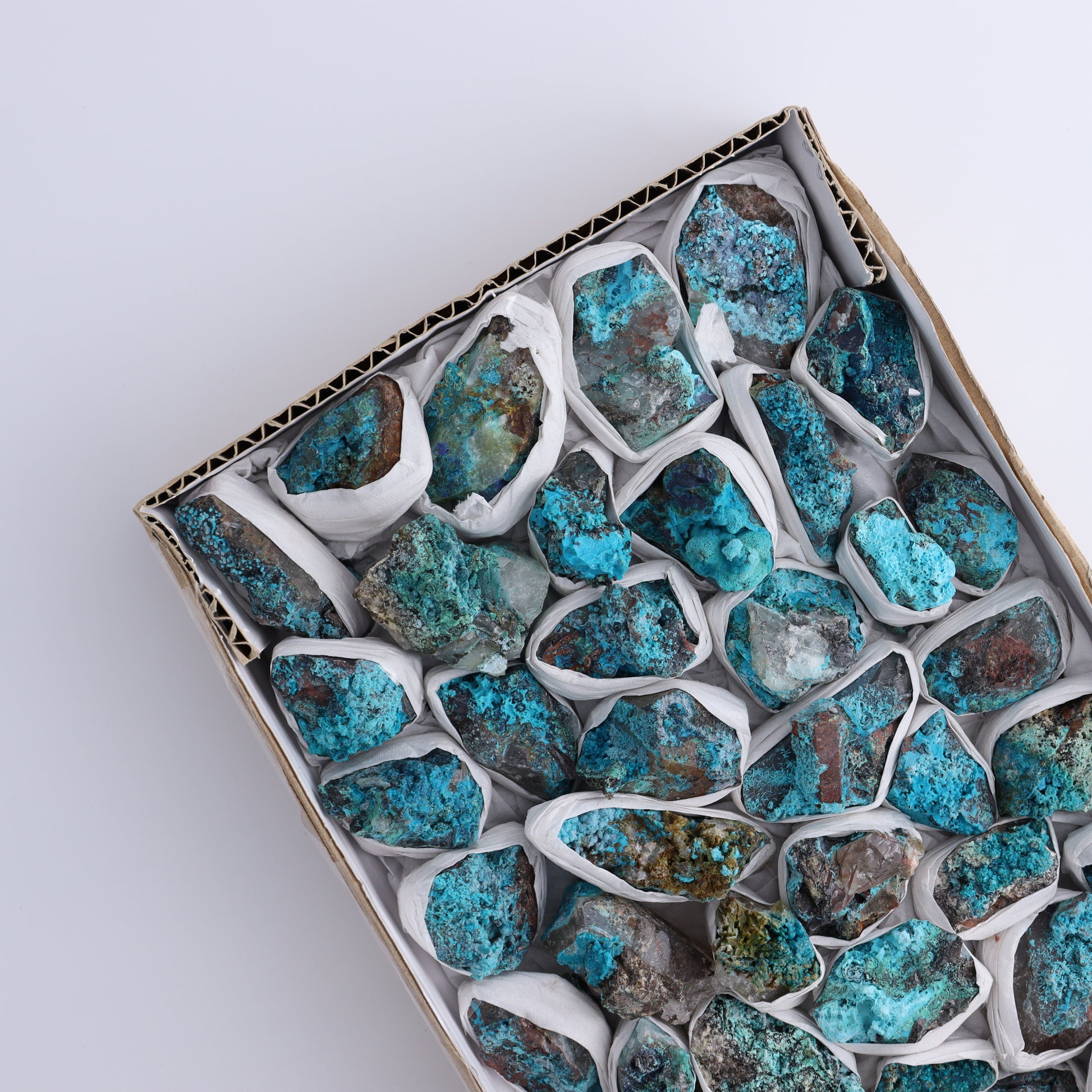 Chrysocolla Roughs Flat - Expert Wholesale and Supplier of Wholesale Crystals & Bulk Gemstones, ["Chrysocolla","Flats","Freeforms","Peru","Rough"]