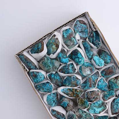 Chrysocolla Roughs Flat - Expert Wholesale and Supplier of Wholesale Crystals & Bulk Gemstones, ["Chrysocolla","Flats","Freeforms","Peru","Rough"]