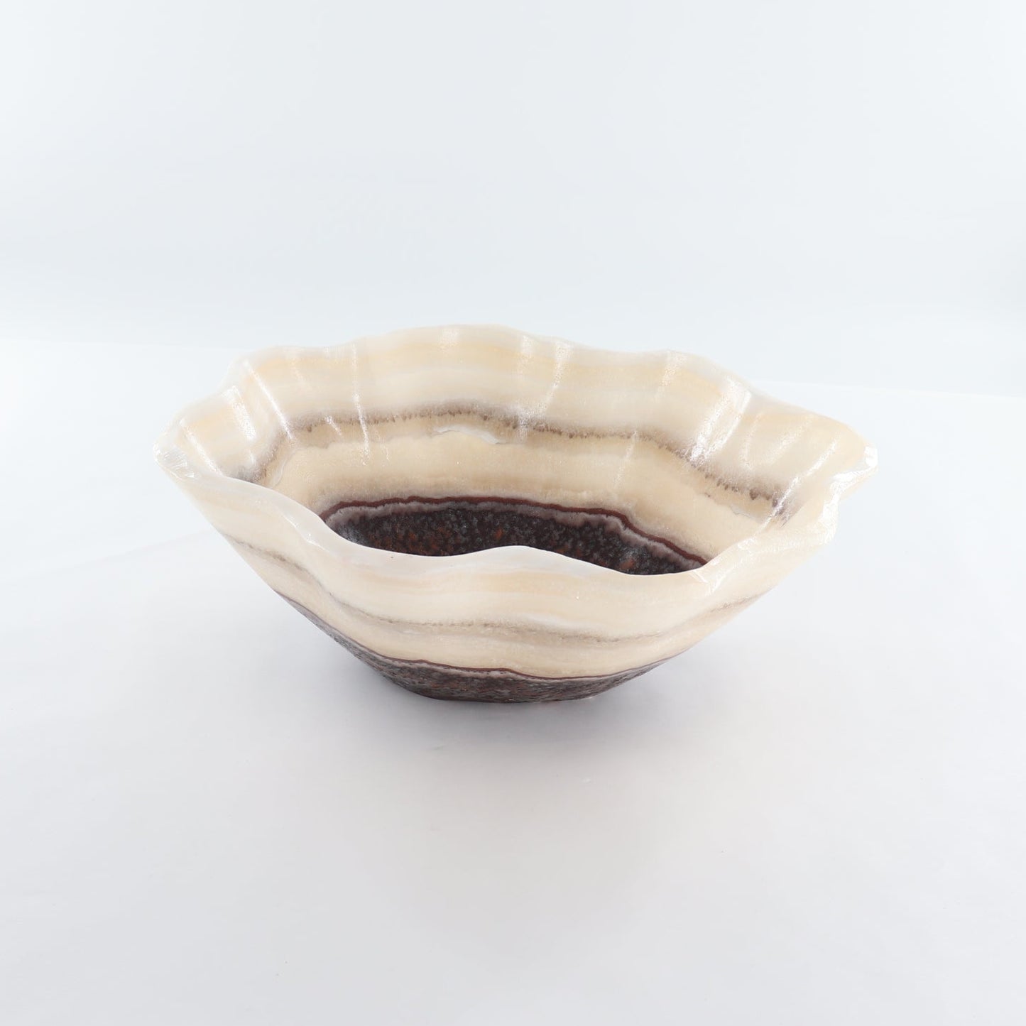 Mexican Onyx/Calcite Bowl 14"