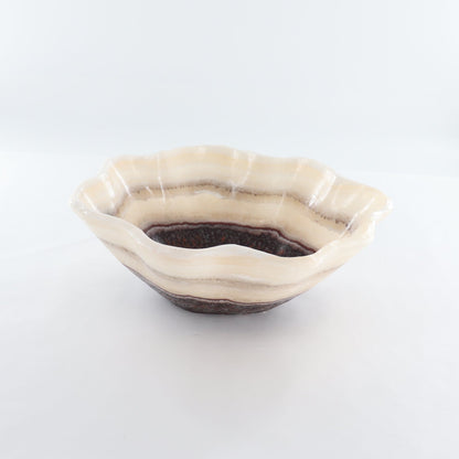 Mexican Onyx/Calcite Bowl 14"