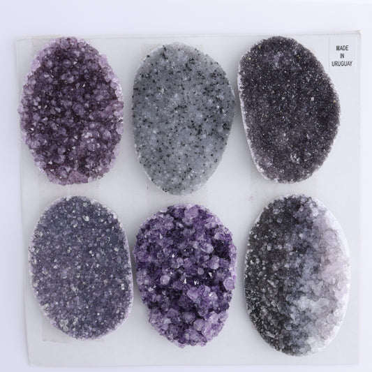 Uruguay Amethyst Cabs Set of 6