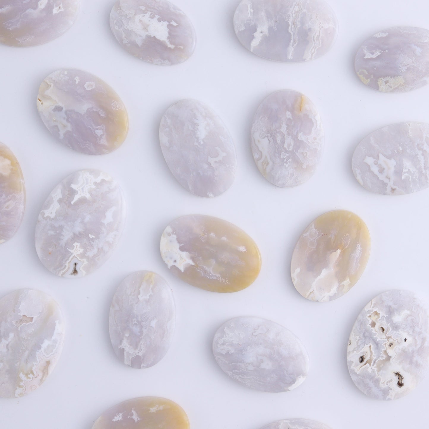 One Agate Chalcedony Oval Cab - Expert Wholesale and Supplier of Wholesale Crystals & Bulk Gemstones, ["Agate","Agate Chalcedony","Cabs","Oval"]