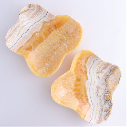 (don't publish yet)One Bowl Mexican Onyx/Calcite Orange/White - Expert Wholesale and Supplier of Wholesale Crystals & Bulk Gemstones, ["bowl","Calcite","Catalog Onyx","Decorative Dish","Mexico","onyx"]