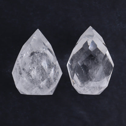 Imperfect Clear Quartz Face Polished Set of 5 - Expert Wholesale and Supplier of Wholesale Crystals & Bulk Gemstones, ["Brazil","Clear Quartz","Face Polished","Quartz"]
