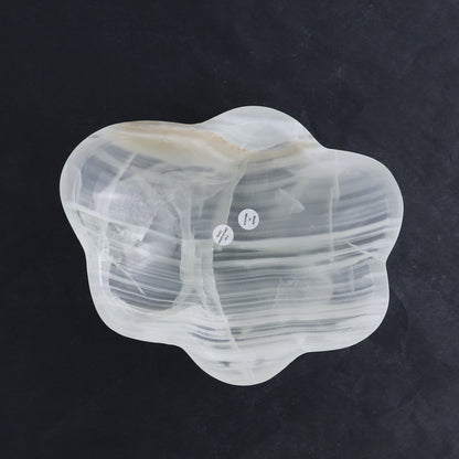 One Small Bowl Mexican Onyx/Calcite White