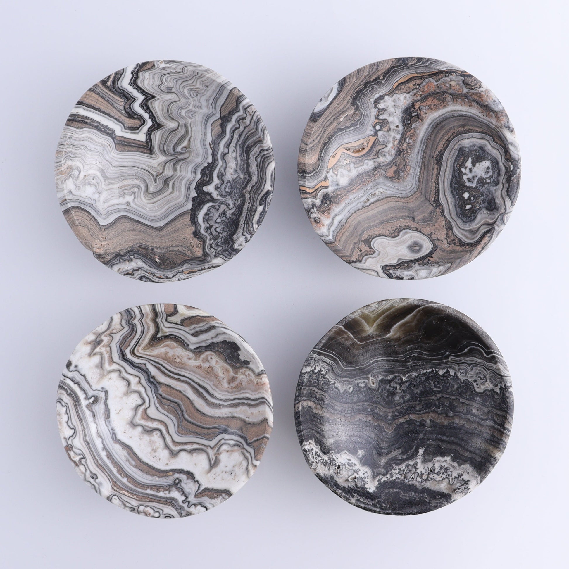 One Bowl (12 cm) Mexican Onyx/Calcite Zebra Polished - Expert Wholesale and Supplier of Wholesale Crystals & Bulk Gemstones, ["bowl","Calcite","Catalog Onyx","Decorative Dish","Mexico","onyx"]