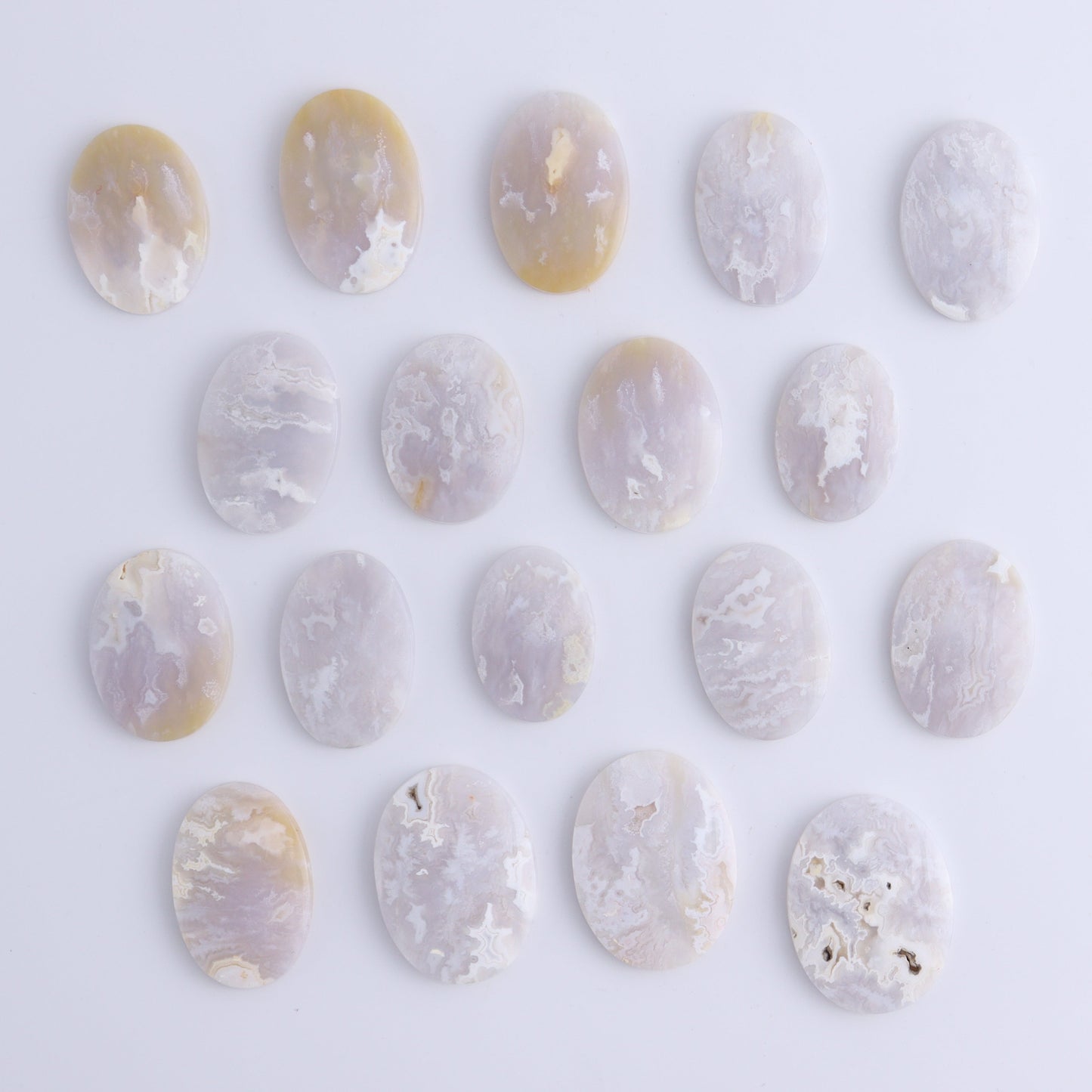One Agate Chalcedony Oval Cab - Expert Wholesale and Supplier of Wholesale Crystals & Bulk Gemstones, ["Agate","Agate Chalcedony","Cabs","Oval"]