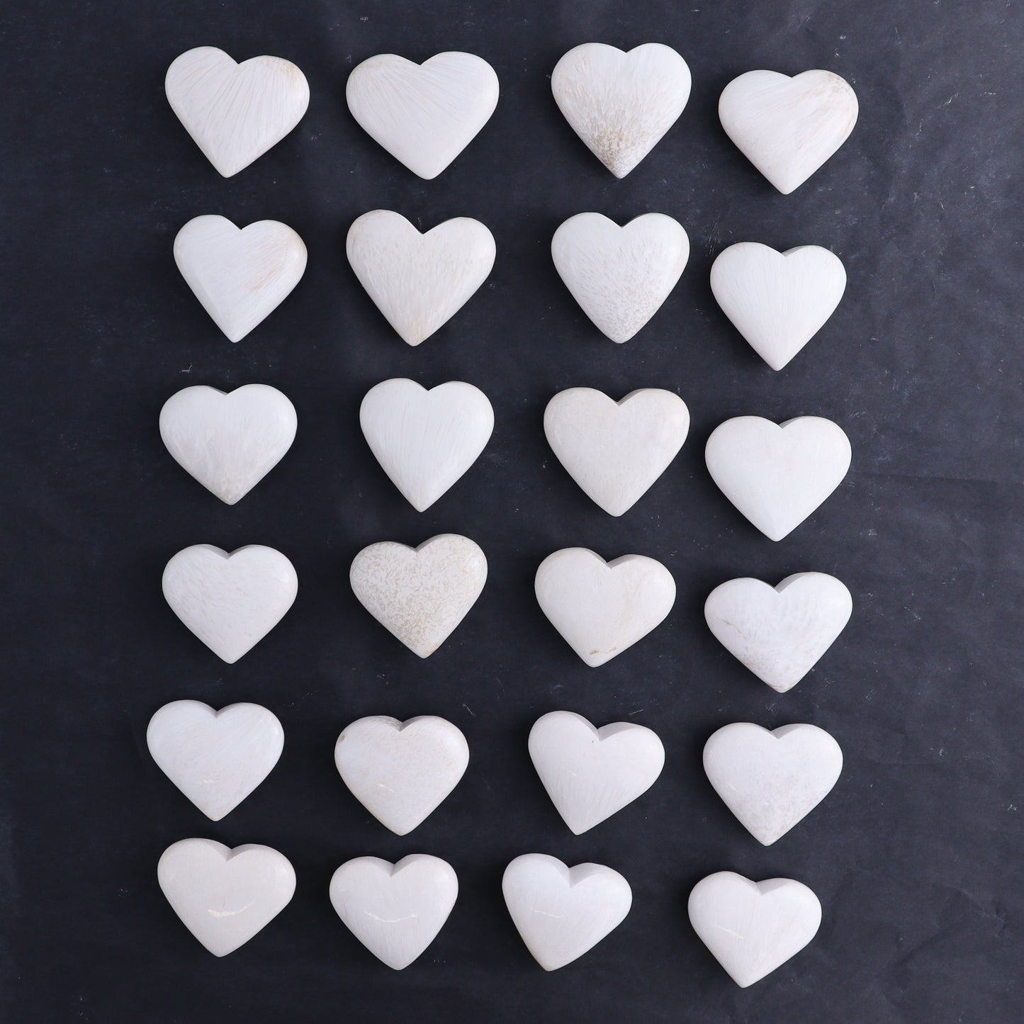 Scolecite Hearts 1 kg Set - Expert Wholesale and Supplier of Wholesale Crystals & Bulk Gemstones, ["Hearts","Scolecite"]