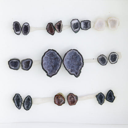 Tabasco Geodes 10 Pairs - Expert Wholesale and Supplier of Wholesale Crystals & Bulk Gemstones, ["Geodes","Tabasco Geode"]