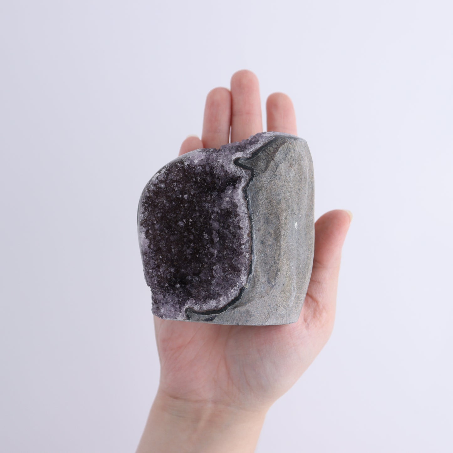 Uruguay Amethyst Set of 4 - Expert Wholesale and Supplier of Wholesale Crystals & Bulk Gemstones, ["Amethyst","Cut Base","Uruguay"]