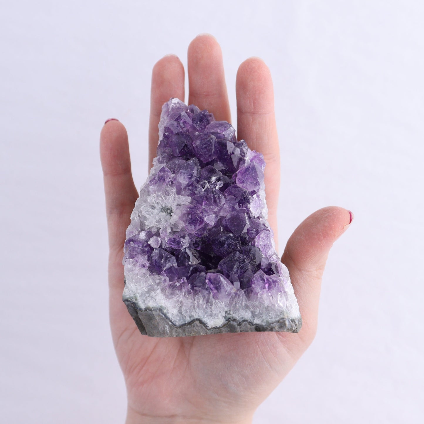 Uruguay Amethyst Cut Base Set of 9 - Expert Wholesale and Supplier of Wholesale Crystals & Bulk Gemstones, ["Amethyst","Cut Base","Uruguay"]